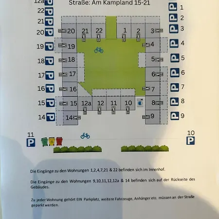Feriengarten W 22 度假居 达默
